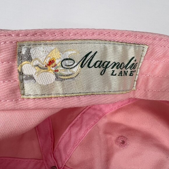 Vintage Masters Hat Women Strap Back Golf Flag Magnolia Lane Pink Hype Core Cap main image 13